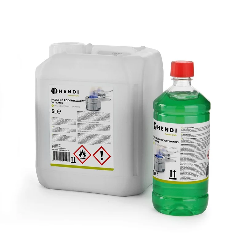 HENDI Chafing Dish Brennpaste - Flasche – Transparent – 12 Stück