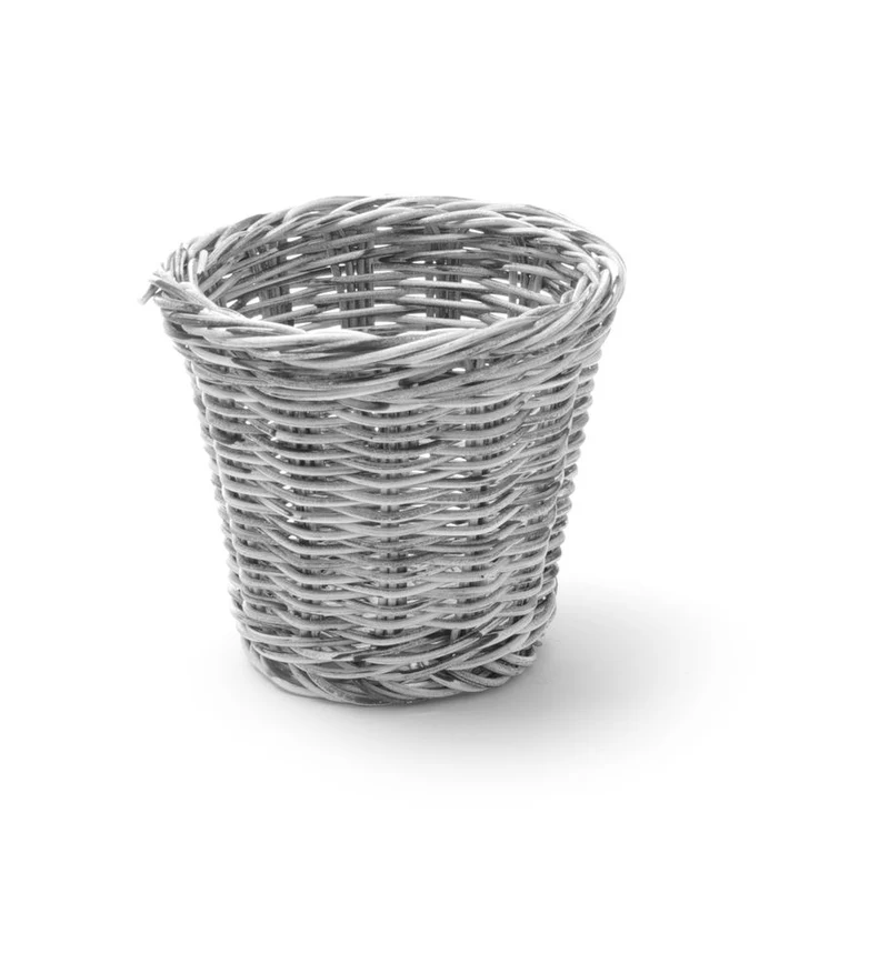 HENDI Snack-Korb – Hellgrau – Ø 130 × H 110 mm