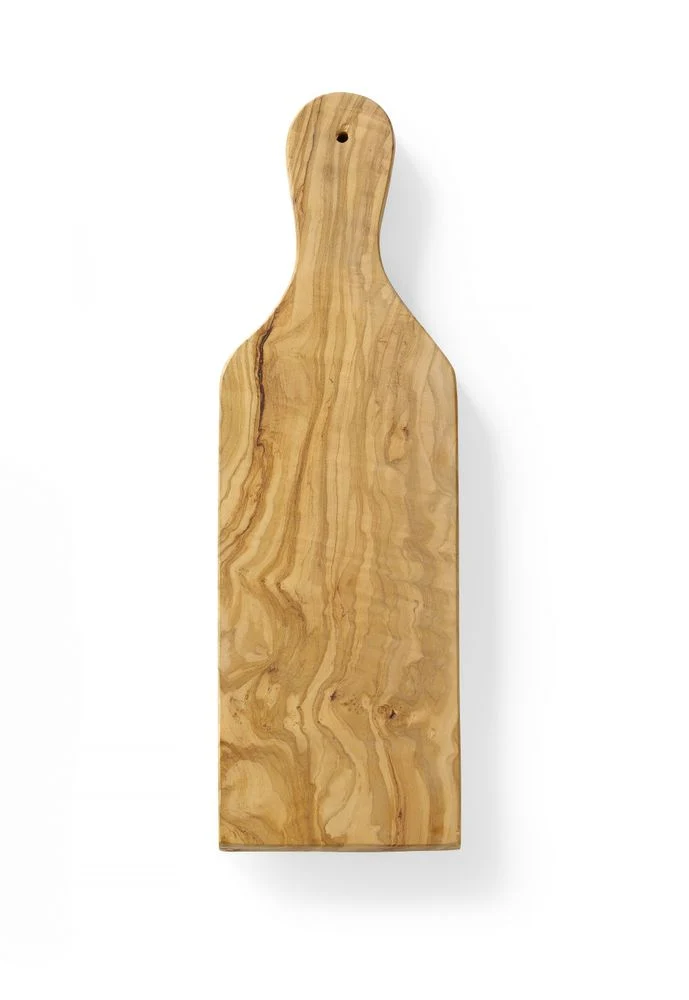 HENDI Schneide- und Servierbrett aus Olivenholz – 350 × 120 × 18 mm