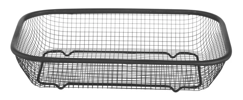 HENDI Servierkorb – schwarz – 295 × 220 × 60 mm