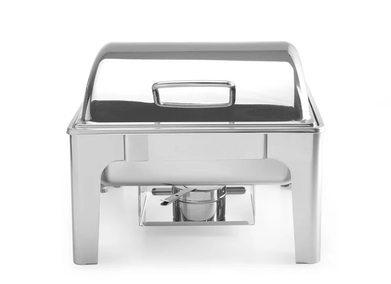 HENDI Chafing Dish GN 2 / 3 – Spiegelglanz – Profi Line – 6 l – 395 × 405 × 320 mm