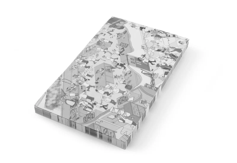 HENDI Einschlagpapier – fettdicht – Küchenchaos – 258 × 425 mm – 500 Stück