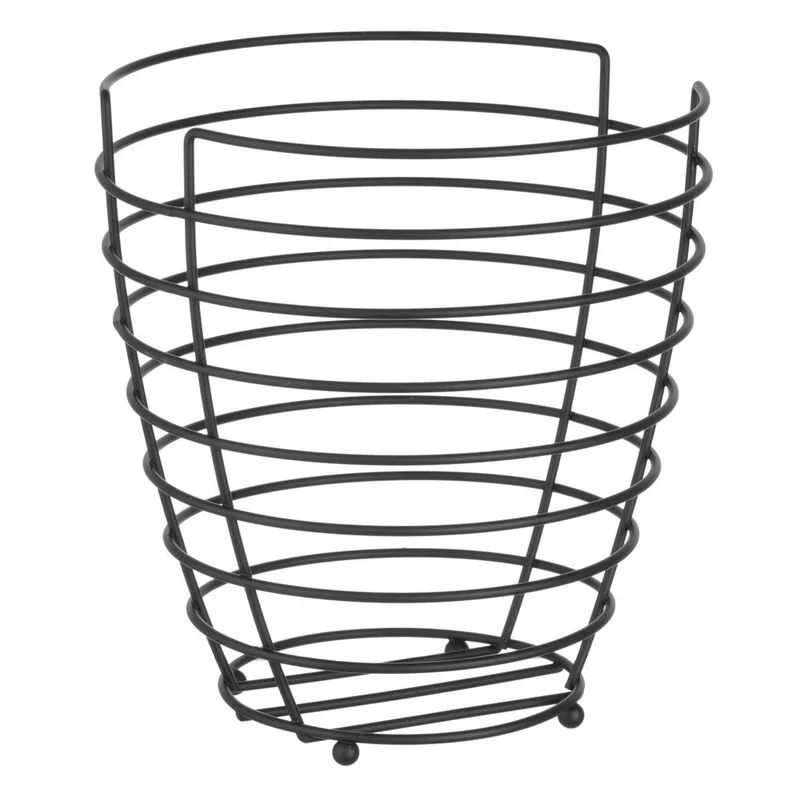 HENDI Obstkorb – schwarz – Ø 230 × H 250 mm
