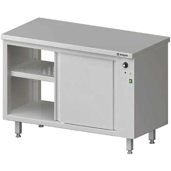 Durchreiche-Wärmeschrank mit Schiebetüren 1600x700x850 mm
