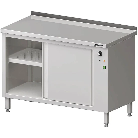 Wärmeschrank mit Schiebetüren 1500x600x850 mm mit Aufkantung