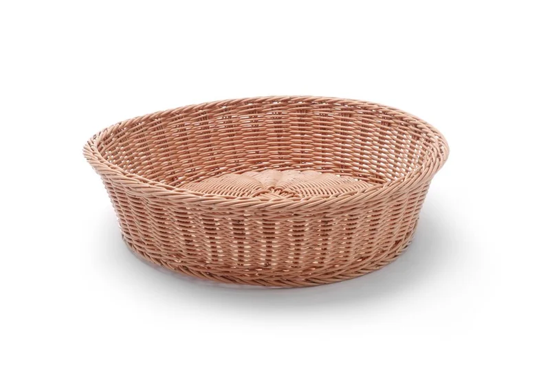 HENDI Brotkorb – rund – Braun – Ø 400 × H 90 mm
