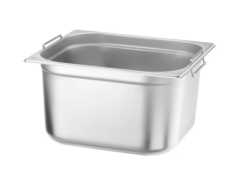 HENDI Gastronorm-Behälter 2 / 3 Budget Line mit Griffen – Budget Line – GN 2 / 3 – 17 l – 354 × 325 × 200 mm