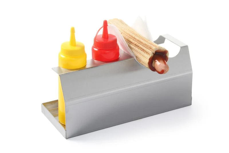 HENDI Hotdog-Halter – 260 × 110 × 118 mm