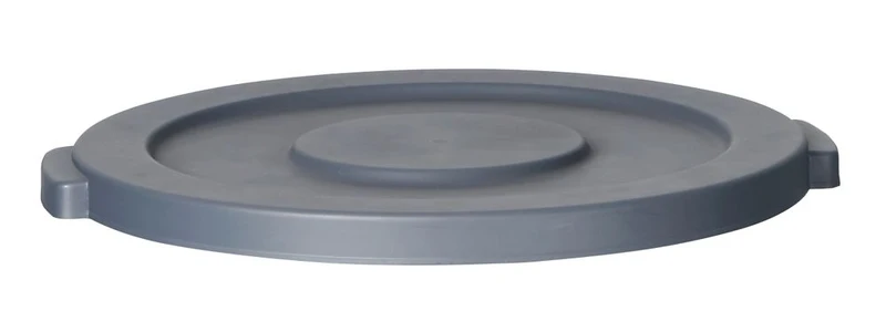 AmerBox Deckel für Abfalleimer rund – Passend für 691038 – Hellgrau – Ø 570 × H 35 mm