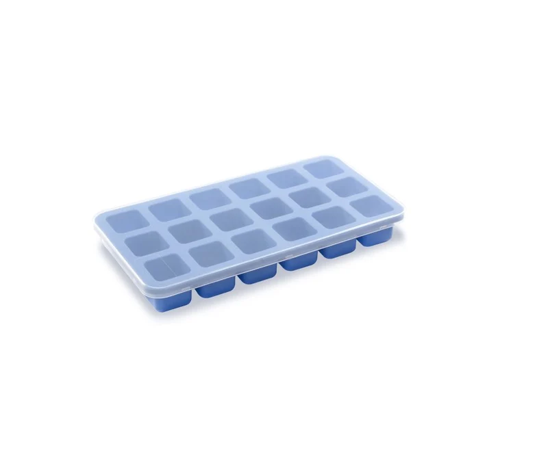 BarUp Eiswürfelform mit Deckel – Blau – 217 × 114 × H 30 mm
