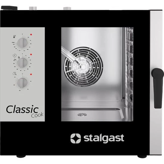 Kombidämpfer, STALGAST ClassicCook, manuelle Steuerung, Gas, 7xGN1/1, 14 kW