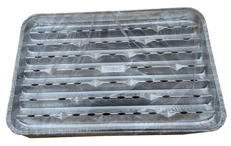 50er Pack Grillschale Aluminium 340x224 mm