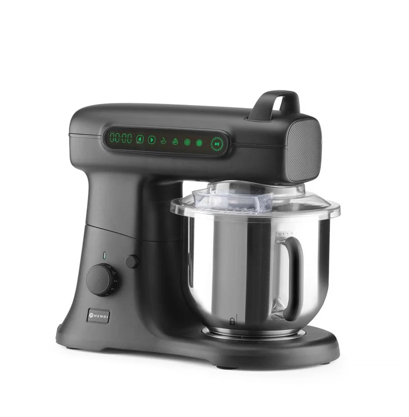 HENDI Planetenrührer Blackbolt PRO – 7 l – Schwarz – 230 V / 800 W – 470 × 263 × 413 mm