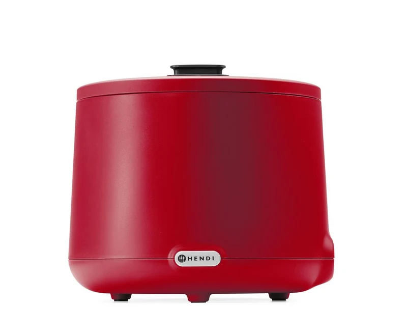 HENDI Suppenkessel UNIQ – designed by Robert Bronwasser – 8 l – Rot – 230 V / 500 W – Ø 365 × H 325 mm