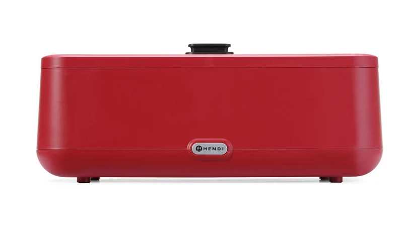 HENDI Chafing Dish UNIQ – designed by Robert Bronwasser – GN 1 / 1 – Rot – 230 V / 700 W – 607 × 402 × 245 mm