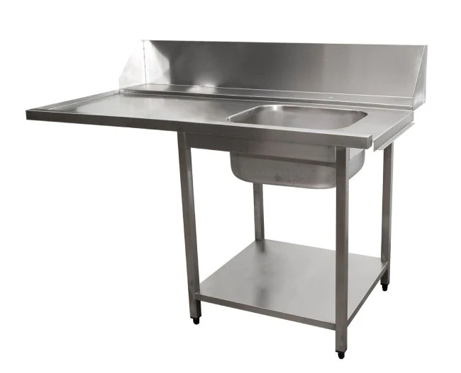 SARO Zulauftisch für Spülmaschine rechts, 1 Becken, 1400mm