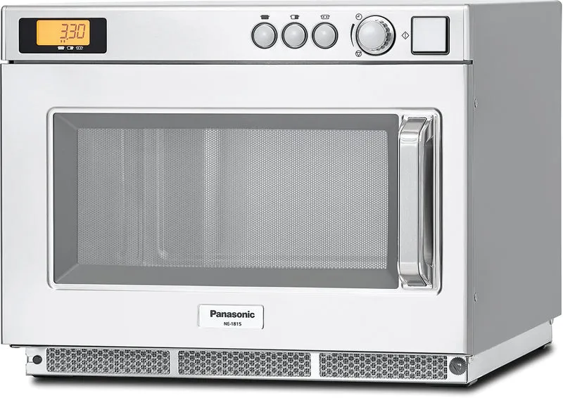 Panasonic Mikrowelle NE-1815 1800W Drehknopf Bedienung 422x508x337mm 18L