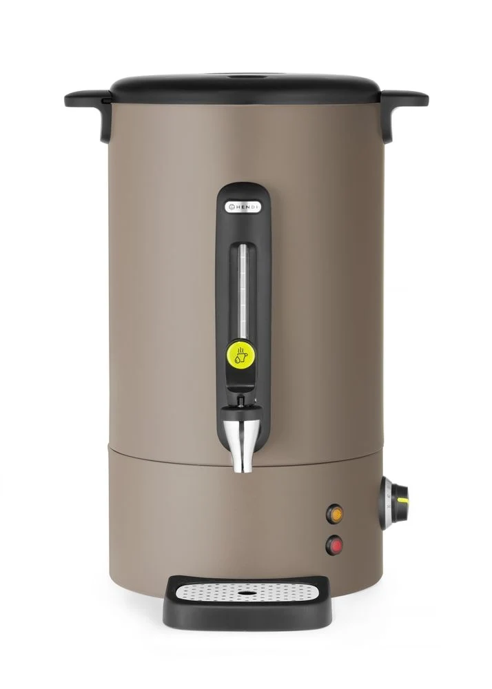 HENDI Heißgetränkespender UNIQ – designed by Robert Bronwasser – 16 l – Taupe – 230 V / 1650 W – 357 × 380 × 502 mm