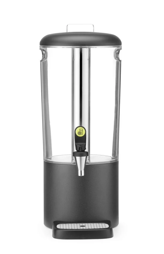 HENDI Saftspender UNIQ – designed by Robert Bronwasser – 8 l – Schwarz – 318 × 216 × 532 mm