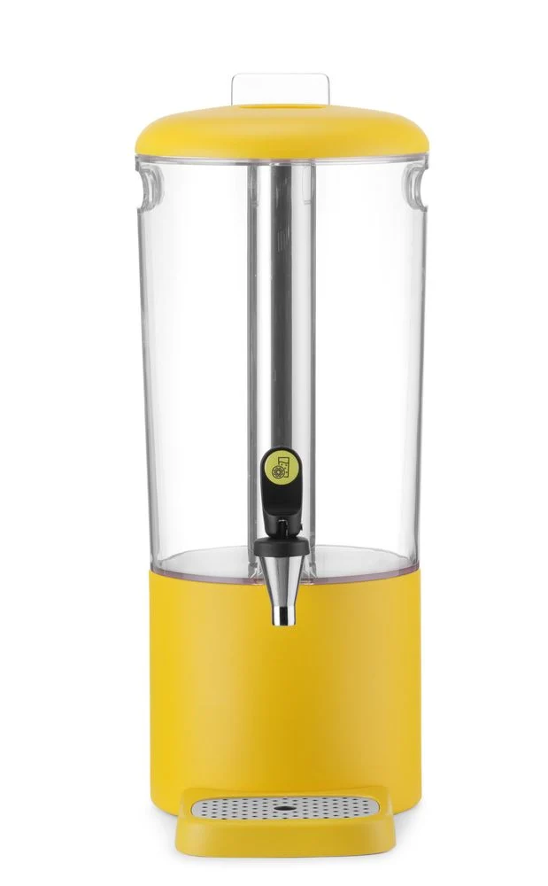 HENDI Saftspender UNIQ – designed by Robert Bronwasser – 8 l – Gelb – 318 × 216 × 532 mm