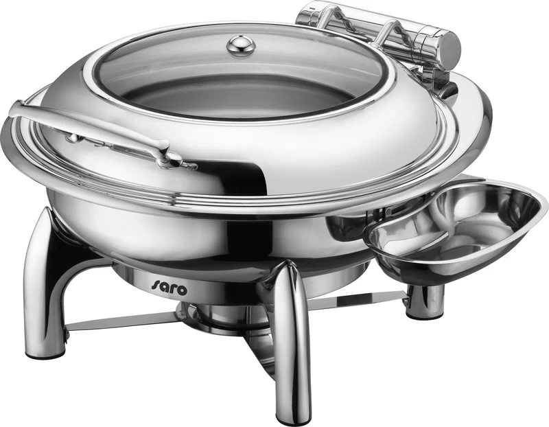 SARO Induktion Chafing Dish mit selbstschließendem Deckel, rund Modell JESSIE