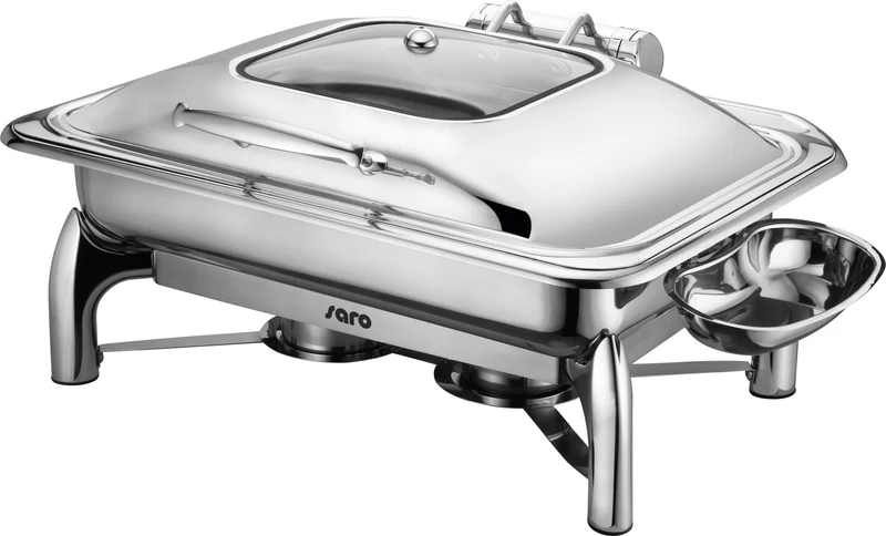 SARO Induktion Chafing Dish mit selbstschließendem Deckel, 1/1 GN Modell RAINER