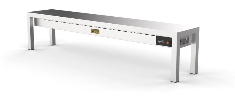 AUFSATZBORD KERAMISCH BEHEIZT 1 STUFIG 1600 4 HEATERS OF 250W