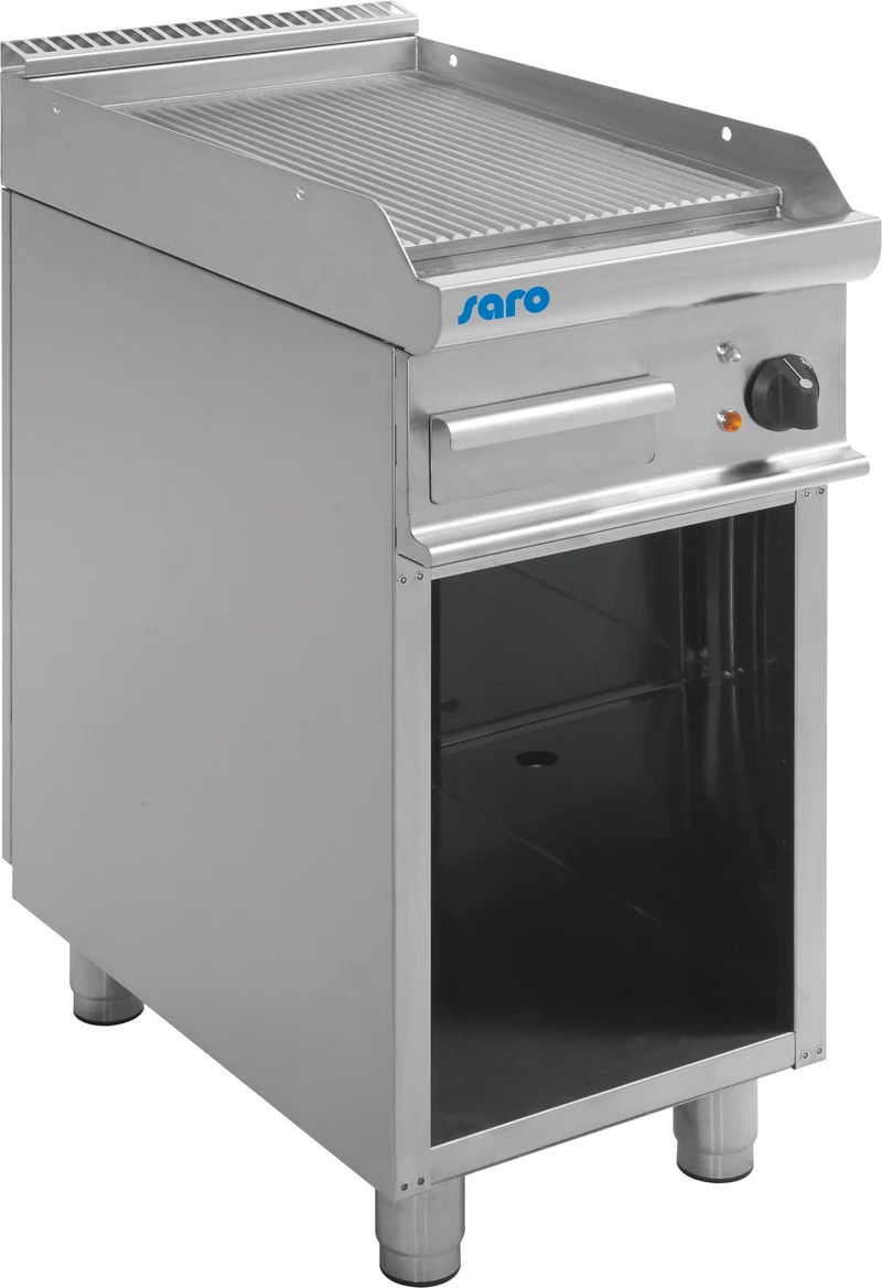 SARO Elektro-Griddleplatte mit offenem Unterbau Modell E7/KTE1BAR