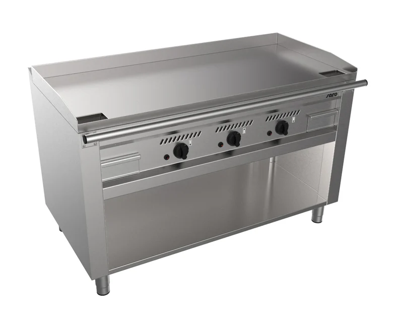 SARO Gas-Teppanyakigrill mit offenem Unterbau Modell TED3/140 G