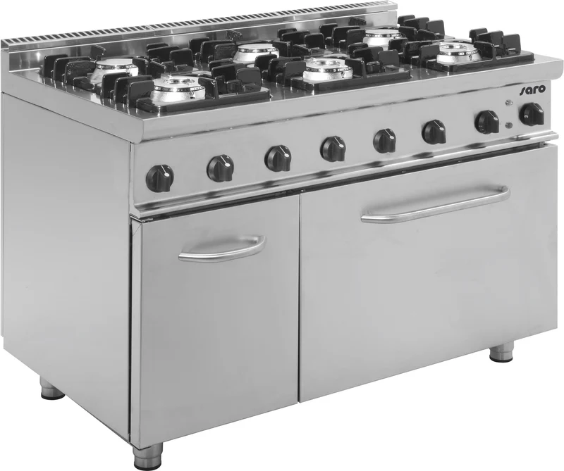 SARO Gasherd mit Elektrobackofen Modell E7/KUPG6LE