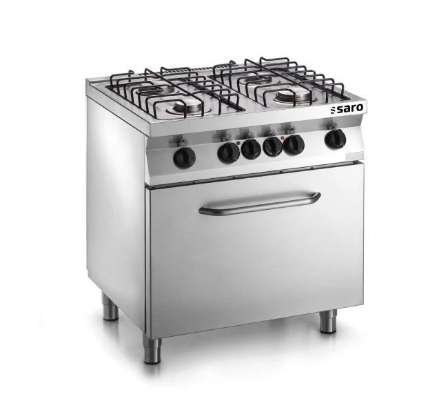 SARO Fast-Serie Gasherd mit Elektrobackofen Modell F7/FUG6LE