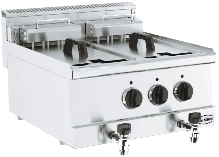 Base 600 El. Fritteuse 2X10 Liter