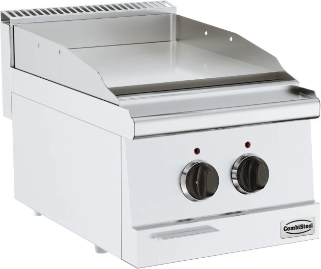Serie Base 600 Elektrische Grillplatte Chrom