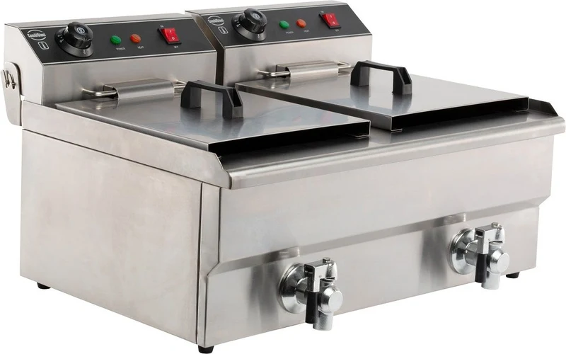 Elektro - Tischfritteuse 2X8 Liter