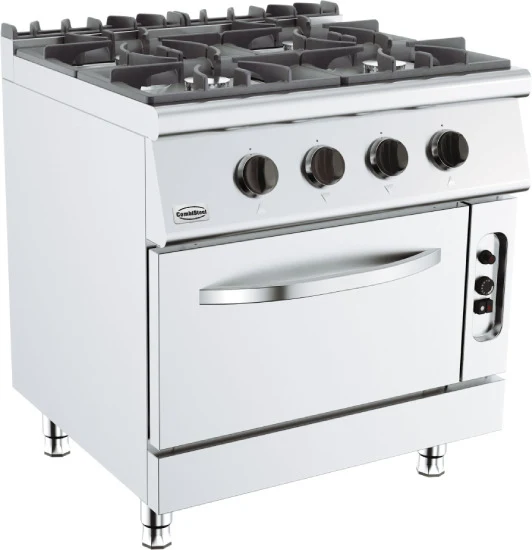 Gasherd Base 700 4 Brenner mit Gasbackofen