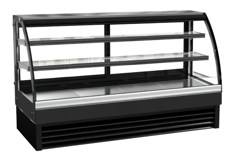 Kuchentheke, rund 400 Liter, schwarz