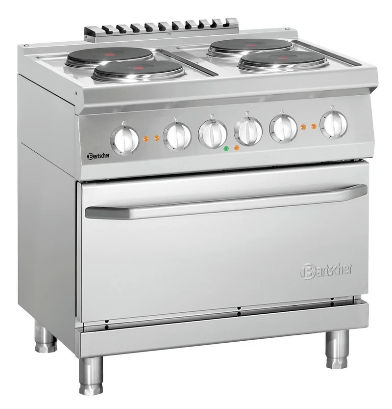 Bartscher Elektroherd 700, B800, 4PL, EBO