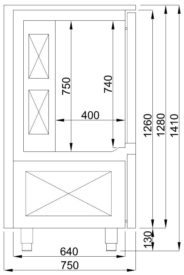 Schockfroster 10x 1/1 GN Pro Line