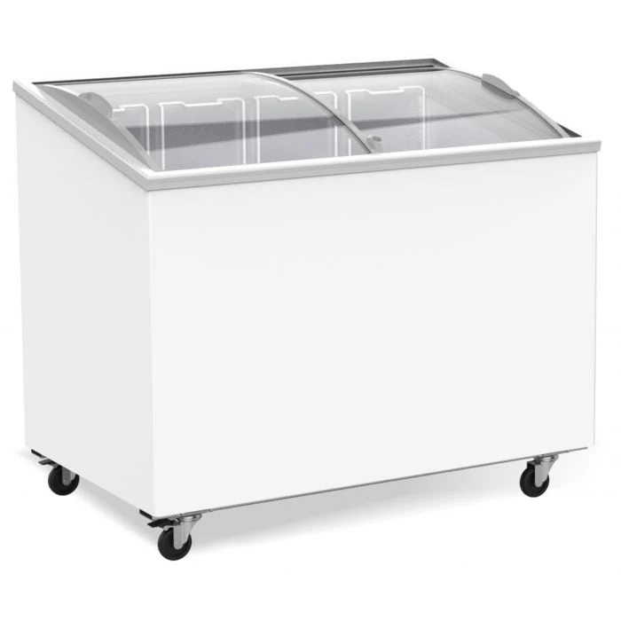 Tiefkühltruhe mit Glasdeckel 297 Liter