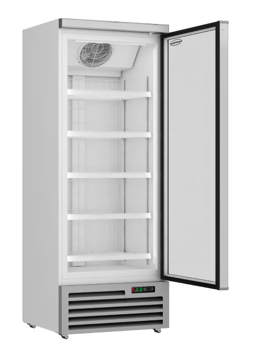 Tiefkühlschrank mit Glastüren, weiß, 600 Liter