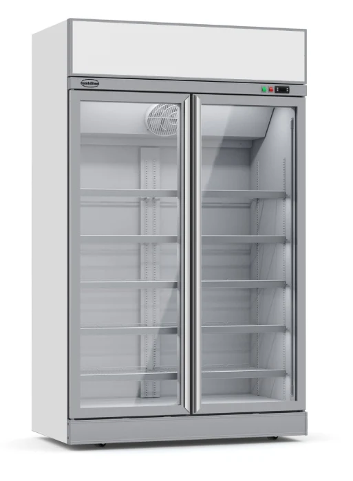 Tiefkühlschrank mit 2 Glastüren, 1000 Liter