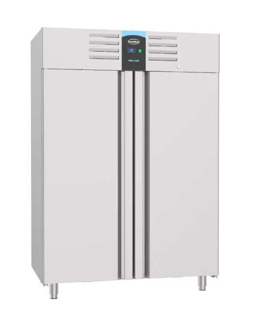 Tiefkühlschrank aus Edelstahl, Monoblock, 1400 Liter