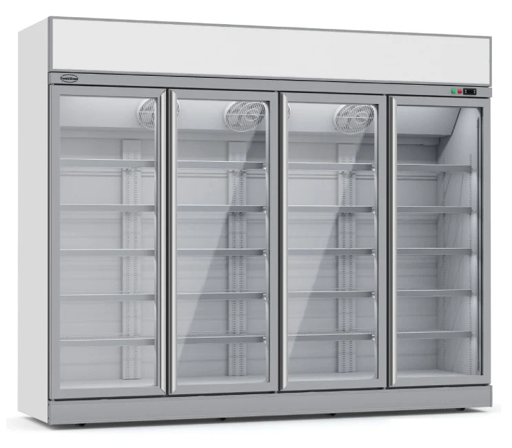 Kühlschrank mit 4 Glastüren, Modell INS-2060R