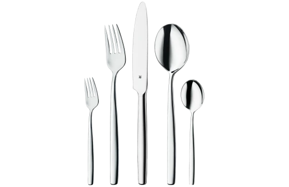 WMF Bistro Besteckset 60-teilig, Cromargan 18/10
