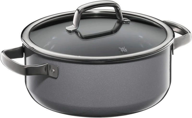 WMF Bratentopf Fusiontec Min, 24cm, Platinum – Cromargan® Edelstahl 18/10, poliert
