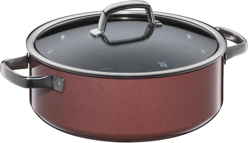 WMF Bratentopf Fusiontec Min,28cm,Rose Quart – Cromargan® Edelstahl 18/10, poliert