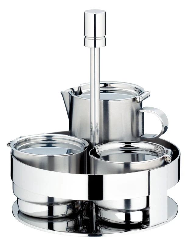 WMF Menage 2x Zucker/Sahne PURE – Cromargan® Edelstahl 18/10, poliert
