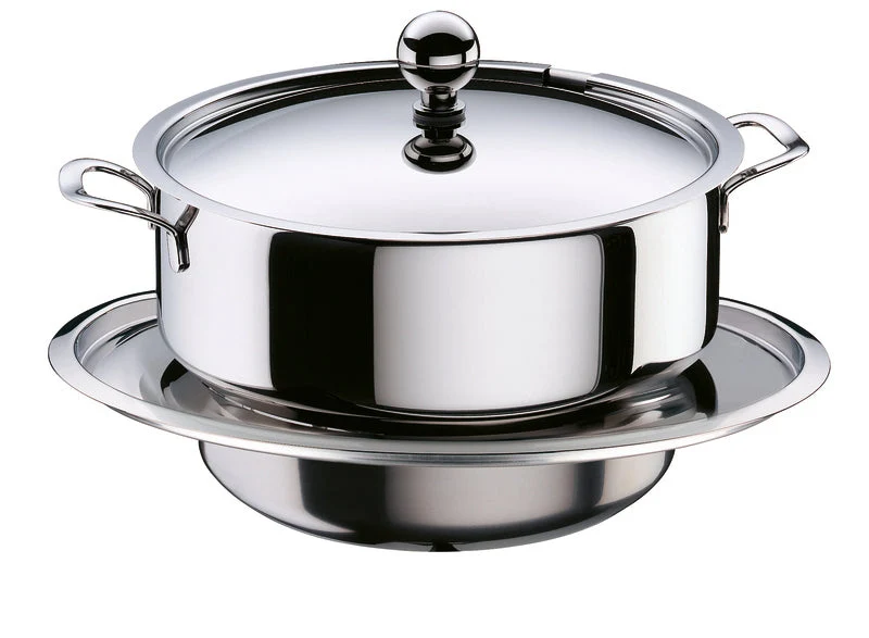WMF Suppentopf mit Deckel, 9 L – Cromargan® Edelstahl 18/10, poliert