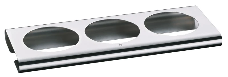 WMF Gestell, 3 Ausschnitte – Cromargan® Edelstahl 18/10, poliert